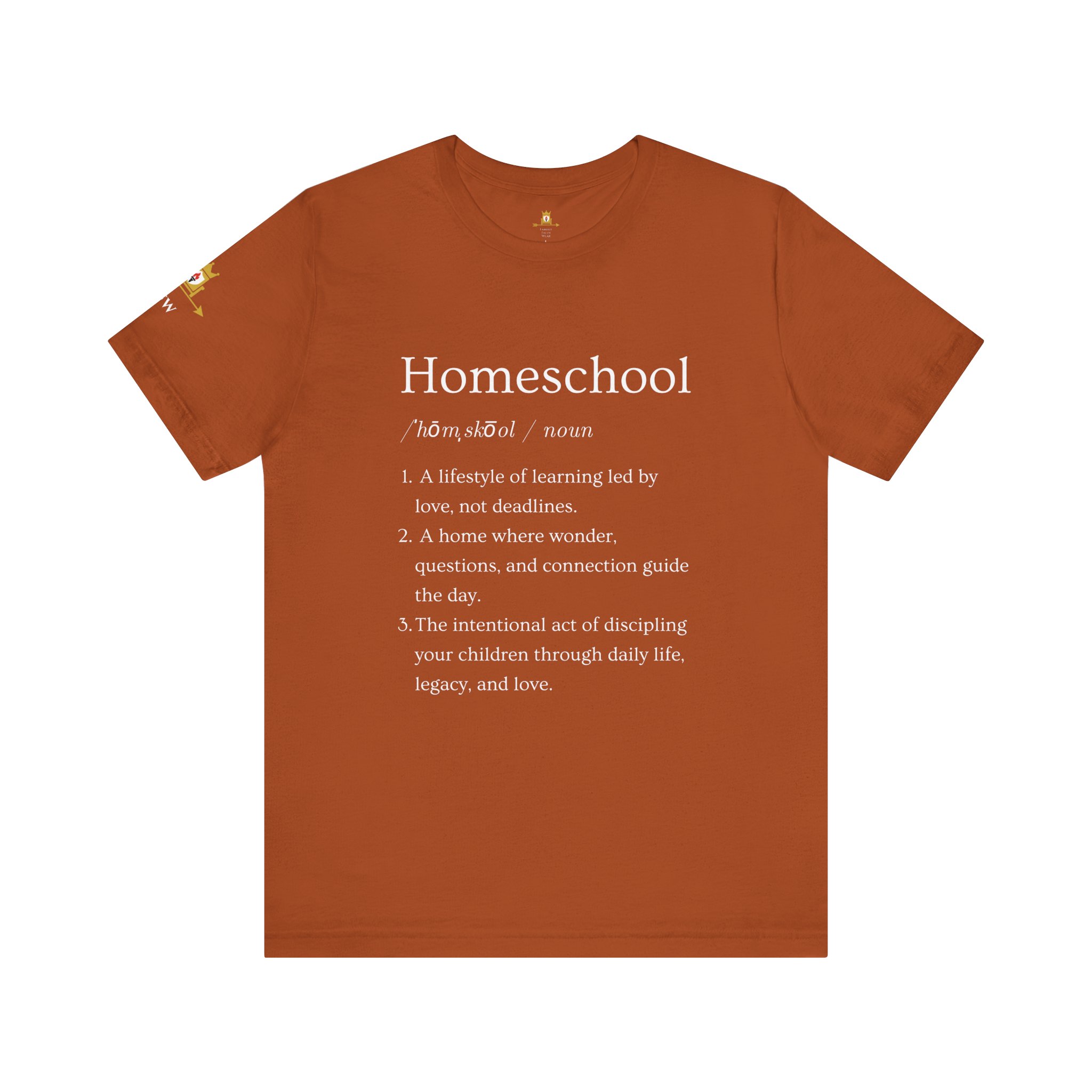 Homeschool (noun) Definition Tee | Redefined Series™ - Image 3
