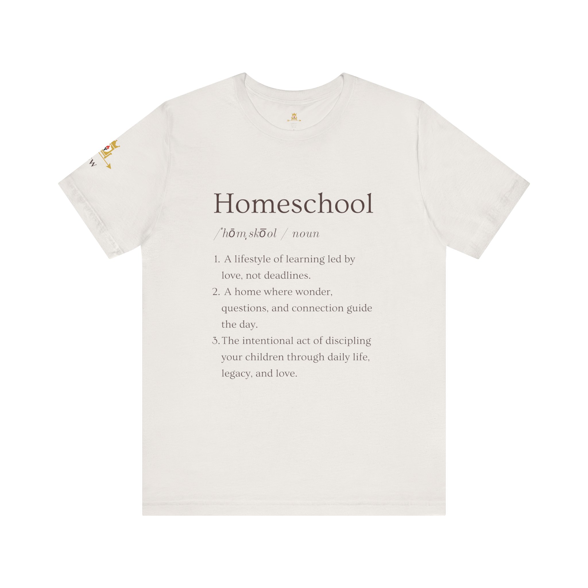 Homeschool (noun) Definition Tee | Redefined Series™ - Image 2