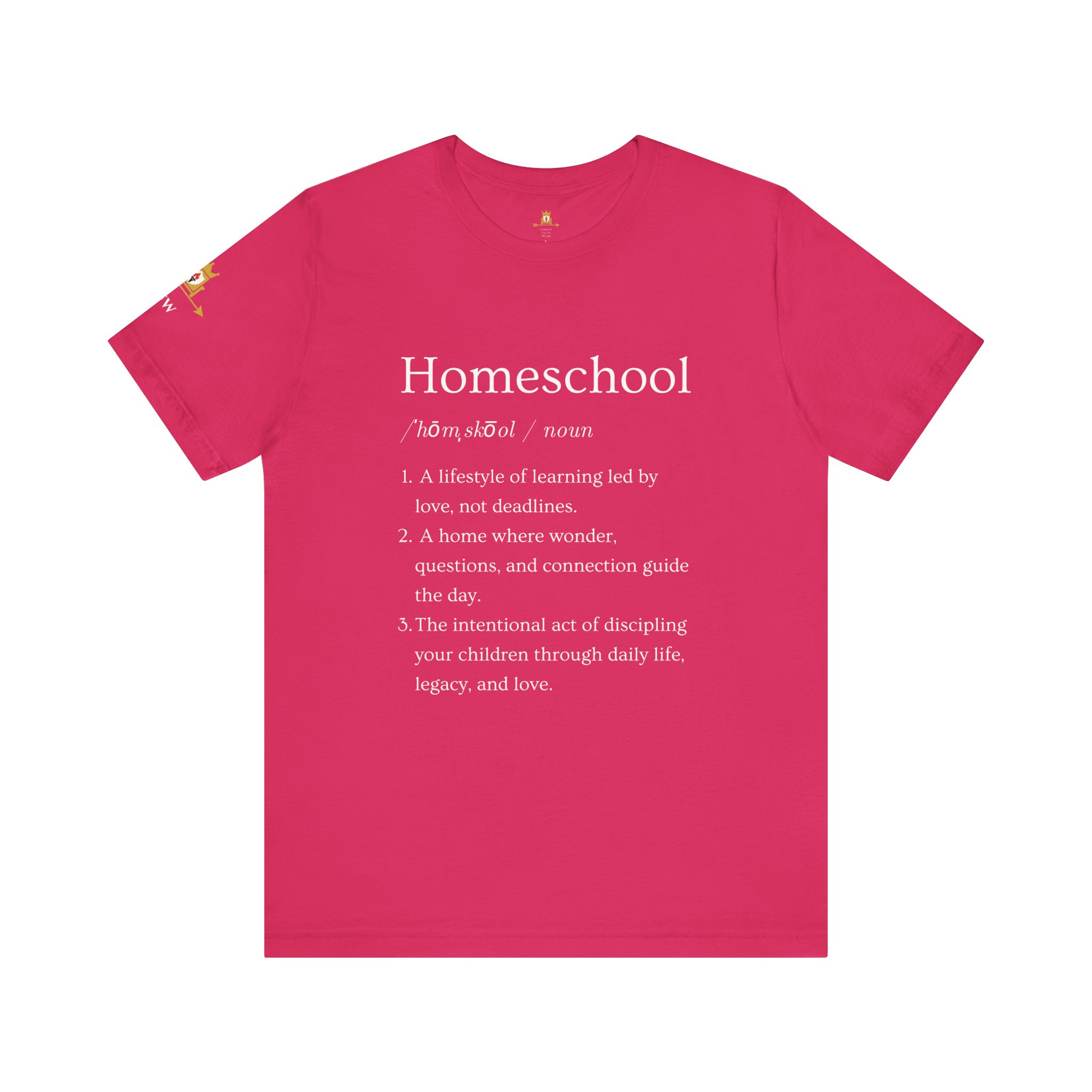 Homeschool (noun) Definition Tee | Redefined Series™ - Image 6